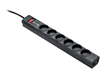 EATON Multiprises parafoudre 10A Protection Strip 6 prises FR avec protection de ligne Tel/Internet