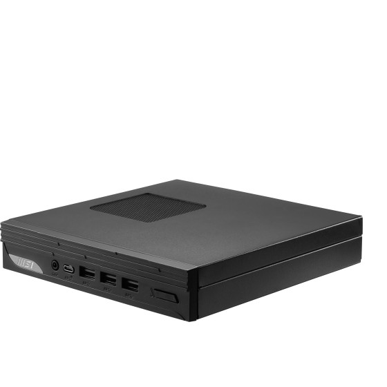 MSI PRO DP10 13M 011BE - Barebone - SFF 1 x Core i5 1340P / jusqu'à 4.6 GHz - RAM 0 Go - Carte graphique Intel Iris Xe - IEEE 802.11ax (Wi-Fi 6E), Gigabit Ethernet, 2.5 Gigabit Ethernet, Bluetooth 5.3 - noir