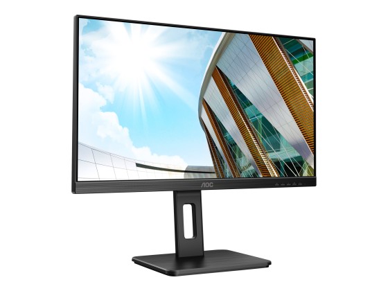 AOC Q24P2Q 23.8p 2560x1440 QHD IPS 250cd/m2 1000:1 4ms HDMI VGA DisplayPort haut-parleurs noir