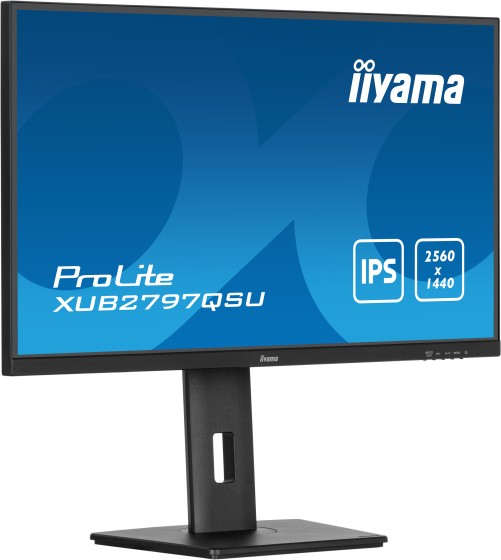 iiyama ProLite XUB2797QSU-B2 écran plat de PC 68,6 cm (27") 2560 x 1440 pixels Quad HD LED Noir