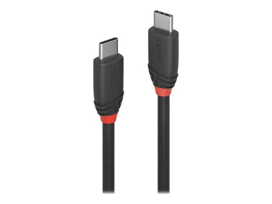 Lindy 36907 câble USB USB 3.2 Gen 1 (3.1 Gen 1) 1,5 m USB C Noir