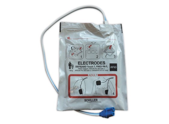 1 Lot de 2 Électrodes adultes pour défibrillateurFRED PA1