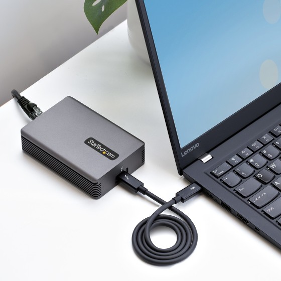 StarTech.com Adaptateur Thunderbolt 3 vers Ethernet, 10GbE, Multi-Gigabit - Adaptateur réseau - Thunderbolt 3 - 1/2.5/5/10GBase-T x 1 - gris sidéral