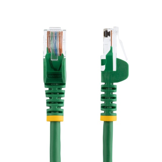 StarTech.com Câble réseau Cat5e UTP sans crochet - 5 m Vert - Cordon Ethernet RJ45 anti-accroc - Câble patch - Câble réseau - RJ-45 (M) pour RJ-45 (M) - 5 m - UTP - CAT 5e - sans crochet, bloqué - vert
