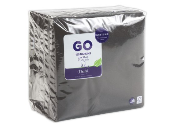 1 Sachet de 125 Serviettes ouate double épaisseur 33x33 cm