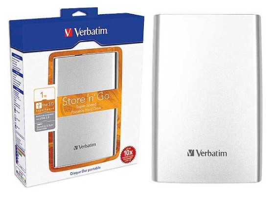 Verbatim Store 'n' Go USB 2.0 Portable Hard Drive 1TB disque dur externe 1 To 5400 tr/min Noir