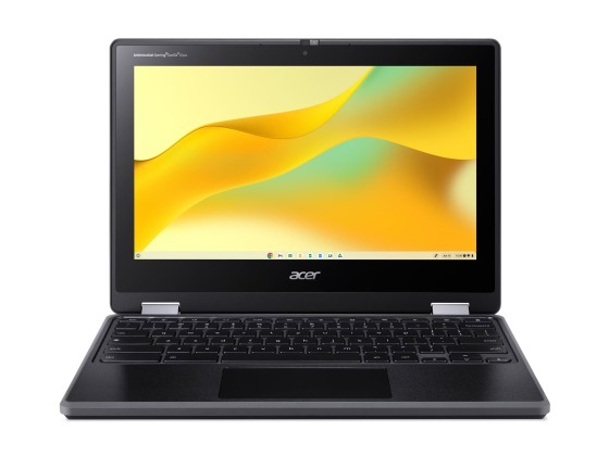 Acer Chromebook Spin 511 R756T-TCO - Conception inclinable - Intel N-series - N100 / jusqu'à 3.4 GHz - Chrome OS (avec mise à niveau de Chrome Education) - UHD Graphics - 8 Go RAM - 32 Go eMMC - 11.6" IPS écran tactile 1366 x 768 (HD) - Wi-Fi 6E - noir -