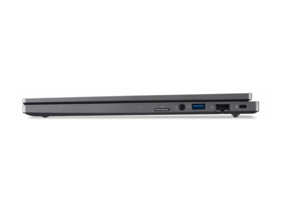 Acer TravelMate P2 14 TMP214-55-G2-TCO - Conception de charnière à 180 degrés - Intel Core 5 - 120U / jusqu'à 5 GHz - Win 11 Pro - Intel Graphics - 8 Go RAM - 512 Go SSD NVMe - 14" 1920 x 1200 - Gigabit Ethernet - Wi-Fi 6E, Bluetooth - gris acier - clavie
