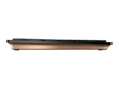 CHERRY DW 9100 SLIM clavier Souris incluse Universel RF sans fil + Bluetooth AZERTY Français Noir