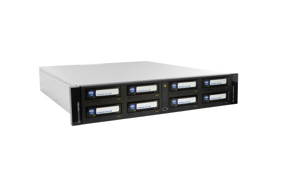 Overland-Tandberg RDX QuikStation 8 - Bibliothèque de disques - cartouche RDX x 8 - 10 Gigabit Ethernet - rack-montable