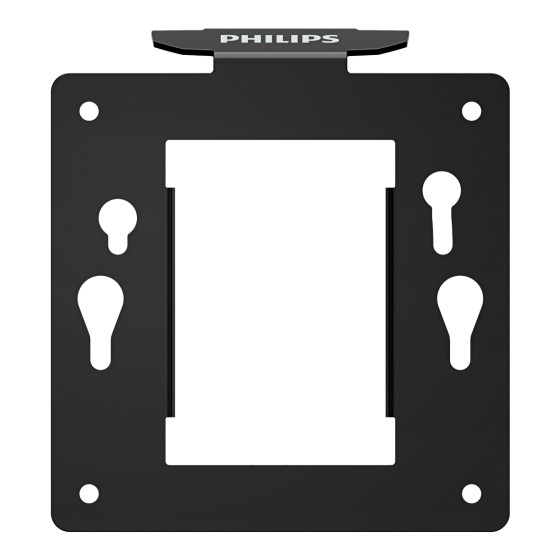 Philips BS8B2325B - Support de fixation client léger-écran - noir - pour B Line 241B8QJEB, 252B9