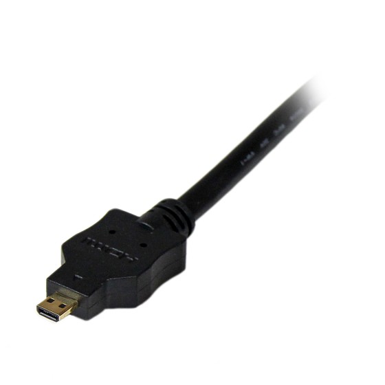StarTech.com Câble Adaptateur Micro HDMI® vers DVI-D M/M pour Tablet et Smartphone, 1x Micro HDMI (Type D) Mâle, 1x DVI-D (18+1) Mâle - 1m - Câble adaptateur - DVI-D mâle pour 19 pin micro HDMI Type D mâle - 1 m - blindé - noir