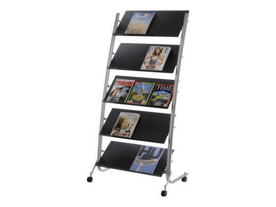 1 Présentoir 5 tablettes 15 documents A4alu