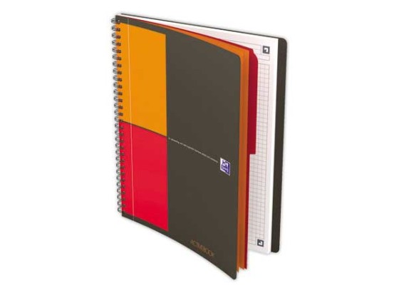 1 Cahier spirale Activebook, B5,160 pages, 5x5, Oxford International