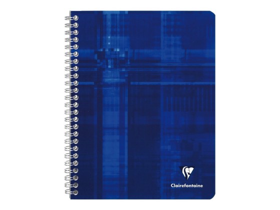 1 Cahier spirale Clairefontaine 90g, 17x22 cm, 100 pages, seyes