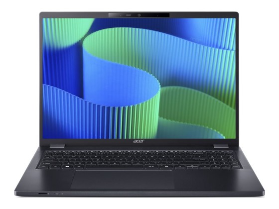 Acer TravelMate P4 16 TMP416-53-TCO - Intel Core Ultra 7 - 155U / jusqu'à 4.8 GHz - Win 11 Pro - Intel Graphics - 16 Go RAM - 1.024 To SSD NVMe - 16" 1920 x 1200 - Gigabit Ethernet - Wi-Fi 6E, Bluetooth - bleu ardoise - clavier : Français