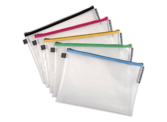 1 Carton de 10 Pochettes souples A4 Exacompta- Coloris assortis