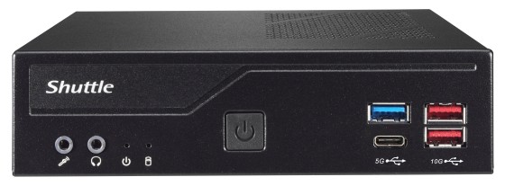 Shuttle XPC slim DH670V2 - Barebone - Slim-PC Socket LGA1700 - Intel H670 - pas de processeur - RAM 0 Go - UHD Graphics - Gigabit Ethernet, 2.5 Gigabit Ethernet - noir