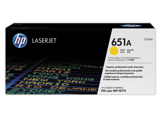 HP 651A original Toner cartridge CE342A yellow standard capacity 16.000 pages 1-pack