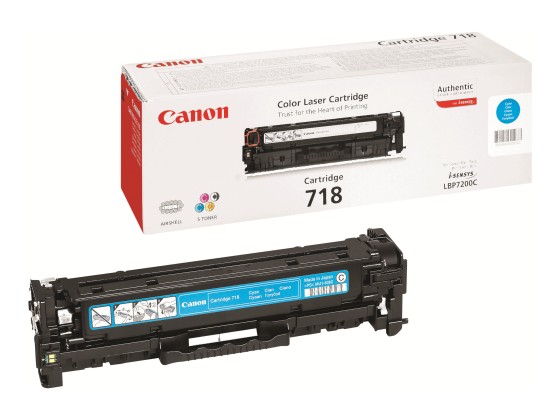 1 Toner CANON 718 cyan
