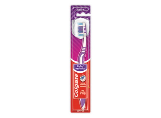 1 Brosse à dents Colgate Zig Zag Souple