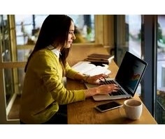 3M Bright Screen Privacy Filter - Filtre de confidentialité pour ordinateur portable (horizontal) - 14" - pour HP ProBook x360 435 G8 Notebook