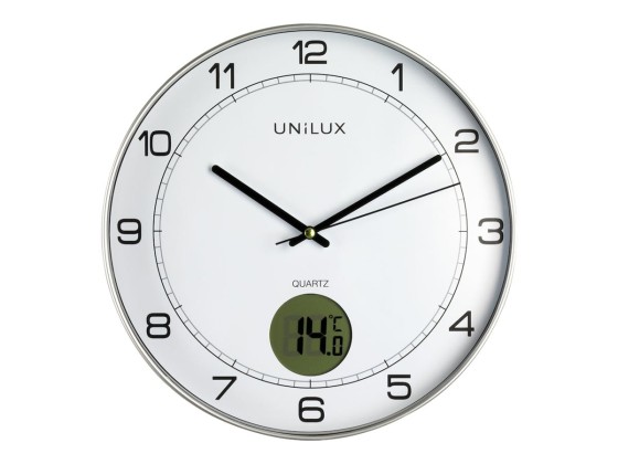1 Horloge murale avec thermomètre