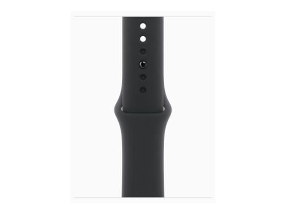 Apple Watch Series 10 (GPS) - 42 mm - aluminium noir jais - montre intelligente avec bande sport - fluoroélastomère - noir - taille du bracelet : S/M - 64 Go - Wi-Fi 4, UWB, Bluetooth - 30 g