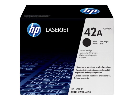 1 HP 42A Q5942A toner noir