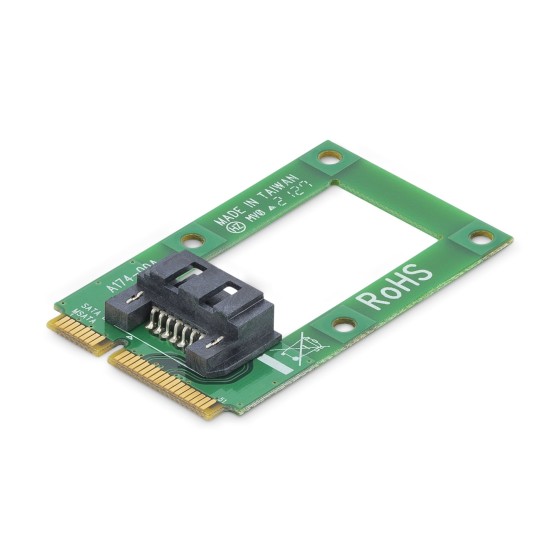 StarTech.com Adaptateur mSATA vers DD / SSD SATA 2,5" ou 3,5" - Carte Convertisseur Mini SATA à SATA pour DD / SSD - Contrôleur de stockage - 1 Canal - mSATA - SATA 6Gb/s