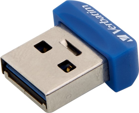 Verbatim Store 'n' Stay NANO - Clé USB - 32 Go - USB 3.0 - bleu