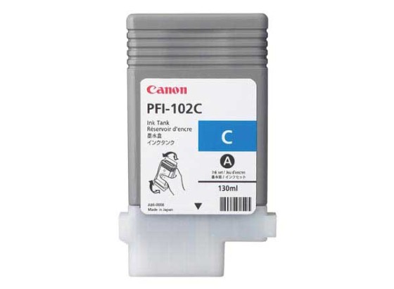 1 Cartouche CANON PFI102C Cyan