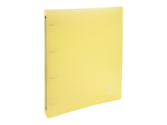1 Classeur polypropylène chromaline pastel A4 maxi -4 anneaux 30 mm