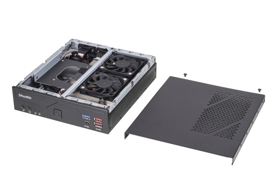 Shuttle XPC slim DH670V2 - Barebone - Slim-PC Socket LGA1700 - Intel H670 - pas de processeur - RAM 0 Go - UHD Graphics - Gigabit Ethernet, 2.5 Gigabit Ethernet - noir