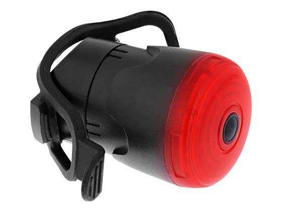 1 Feu ar. pour vélo/trottinette avec avertisseur de freinage