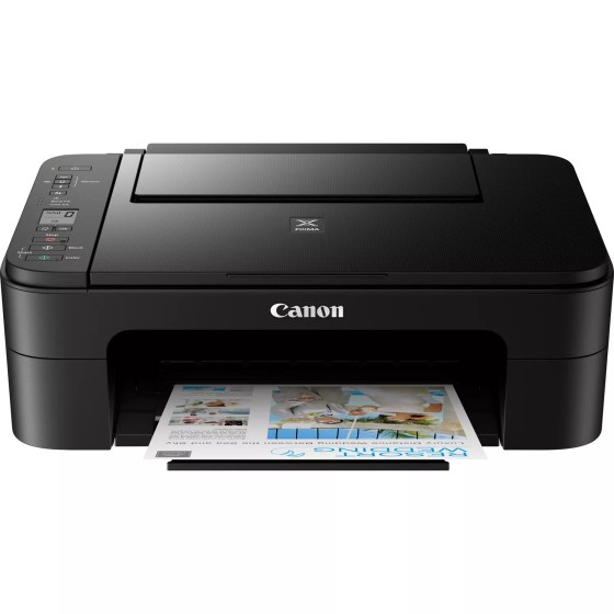 Canon PIXMA TS3350 - Imprimante multifonctions - couleur - jet d'encre - 216 x 297 mm (original) - A4/Legal (support) - jusqu'à 7.7 ipm (impression) - 60 feuilles - USB 2.0, Wi-Fi(n) - noir
