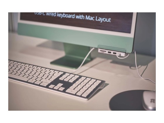 XTREMEMAC Clavier filaire USB type C pour iMac