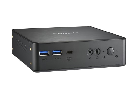 Shuttle XPC nano NC40U7 - Barebone - mini PC 1 x Core i7 1255U / jusqu'à 4.7 GHz - RAM 0 Go - UHD Graphics 620 - Gigabit Ethernet - noir