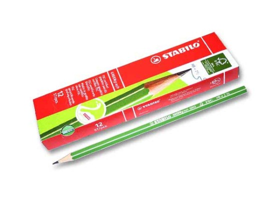 1 Boite de 12 Crayons graphite STABILO Greengraph HB
