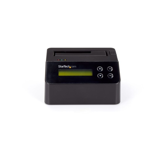 StarTech.com Effaceur de disque dur SATA 2,5"/3,5" avec fonctionnalité de station d'accueil - Autonome avec support pour 4Kn (SDOCK1EU3P2) - Effaceur de disque dur - 2.5" / 3.5" - SATA 6Gb/s - noir - pour P/N: SVA12M5NA