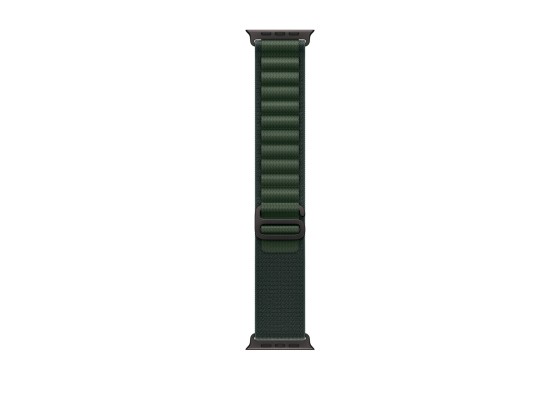 Apple Watch Ultra 2 - 49 mm - titane noir - montre intelligente avec Boucle Alpine - textile - vert foncé - taille du bracelet : L - 64 Go - LTE, Wi-Fi 4, UWB, Bluetooth - 4G - 61.8 g