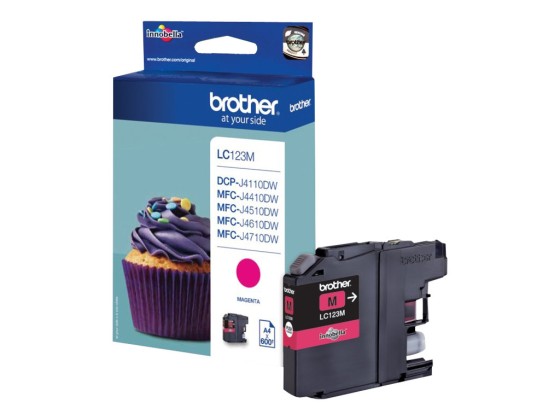 Brother LC123M - Cartouche d'encre originale – Magenta