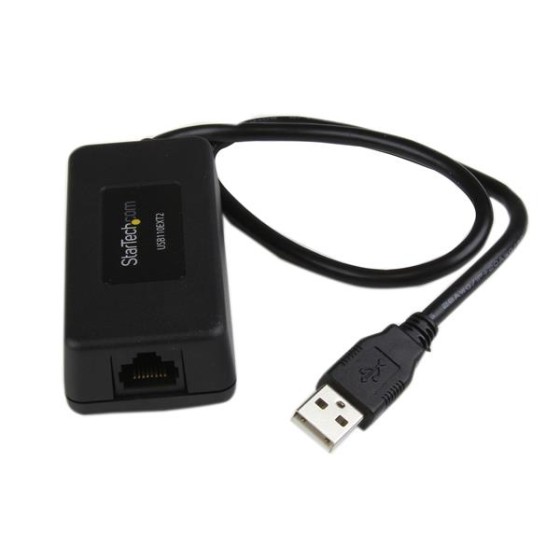 StarTech.com Extendeur Ethernet 1 port USB sur Cat5/Cat6 - jusqu'à 40 m - Câble de rallonge USB - USB - plus de CAT 5/6 - jusqu'à 40 m - pour P/N: UUSBOTG