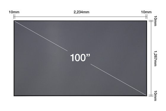 EPSON ELPSC35 Laser TV 100p Screen