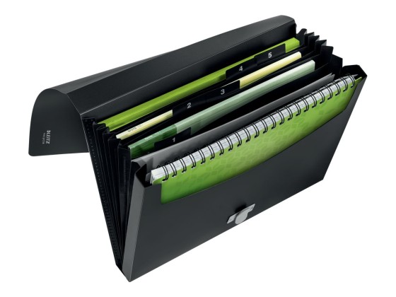 1 Trieur extensible Leitz en PP recyclé - 6 compartiments