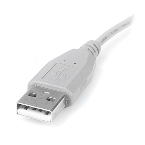StarTech.com Câble USB 2.0 A vers Mini B de 15 cm - Cordon USB A vers USB Mini B - M/M - Câble USB - USB (M) pour mini USB type B (M) - USB 2.0 - 15 cm - gris - pour P/N: USB2002EXT2, USBEXTAA10BK, USBEXTAA3BK, USBEXTAA6BK, USBPLATE4