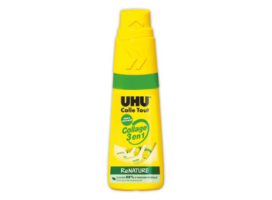 1 Flacon de colle transparente renature UHU 35 ml
