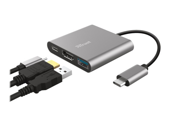 TRUST DALYX 3in1 USB-C Adapter