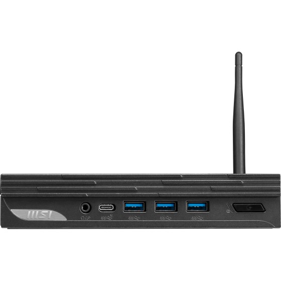 MSI PRO DP10 13M 011BE - Barebone - SFF 1 x Core i5 1340P / jusqu'à 4.6 GHz - RAM 0 Go - Carte graphique Intel Iris Xe - IEEE 802.11ax (Wi-Fi 6E), Gigabit Ethernet, 2.5 Gigabit Ethernet, Bluetooth 5.3 - noir