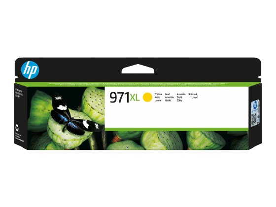HP 971XL cartouche d'encre jaune grande capacité authentique